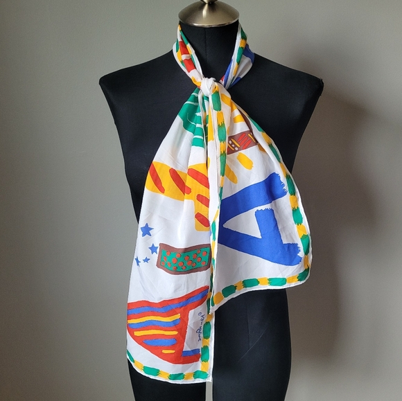 Ken Done Australia Art Souvenir scarf - Picture 1 of 12